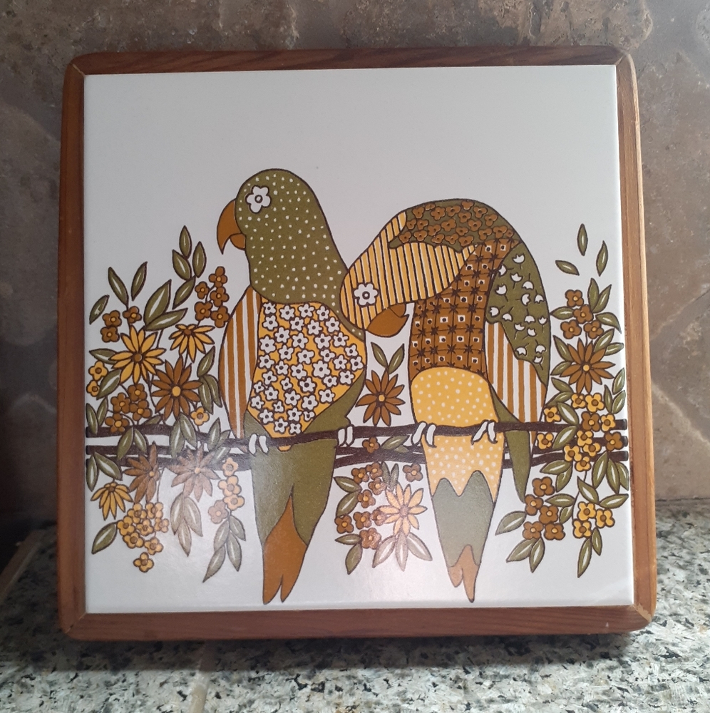 Italian Tile Wall Plaque
